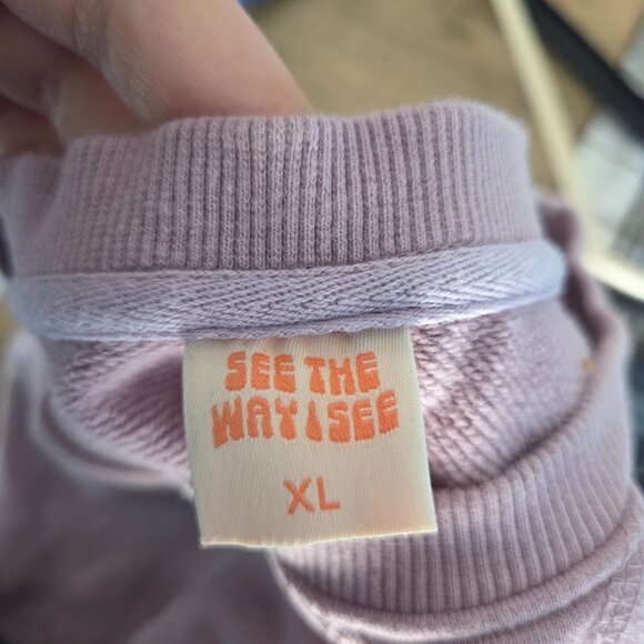 SEE THE WAY I SEE OVERTHINKER SWEATSHIRT XL - Picture 3 of 5